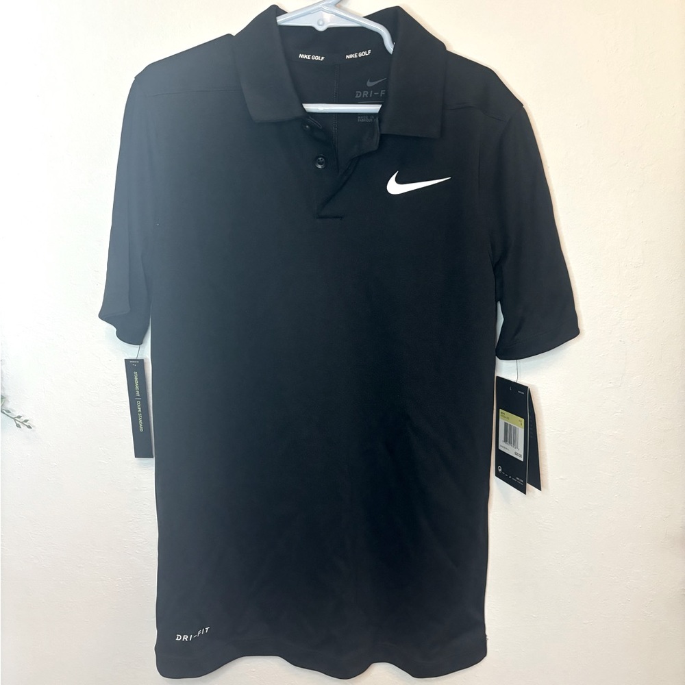 🖤🤍NWT Youth Nike Golf Polo Shirt. Dri-Fit. Size S.🤍🖤